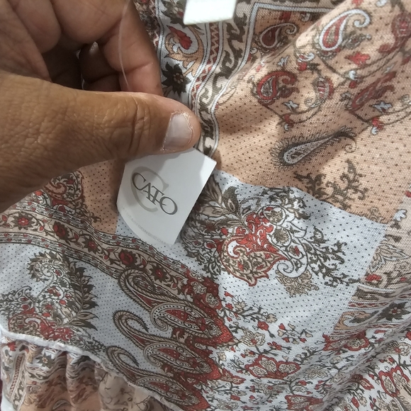 Cato boho sleeveless top with tag size 18/20 - Picture 9 of 9